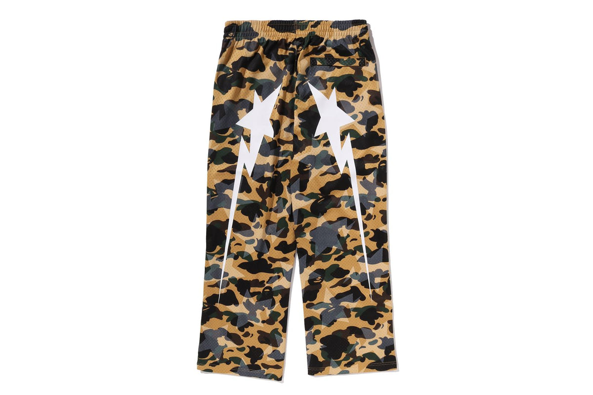 BAPE STA OVER PRINT 1ST CAMO STA MESH SWEATPANTS