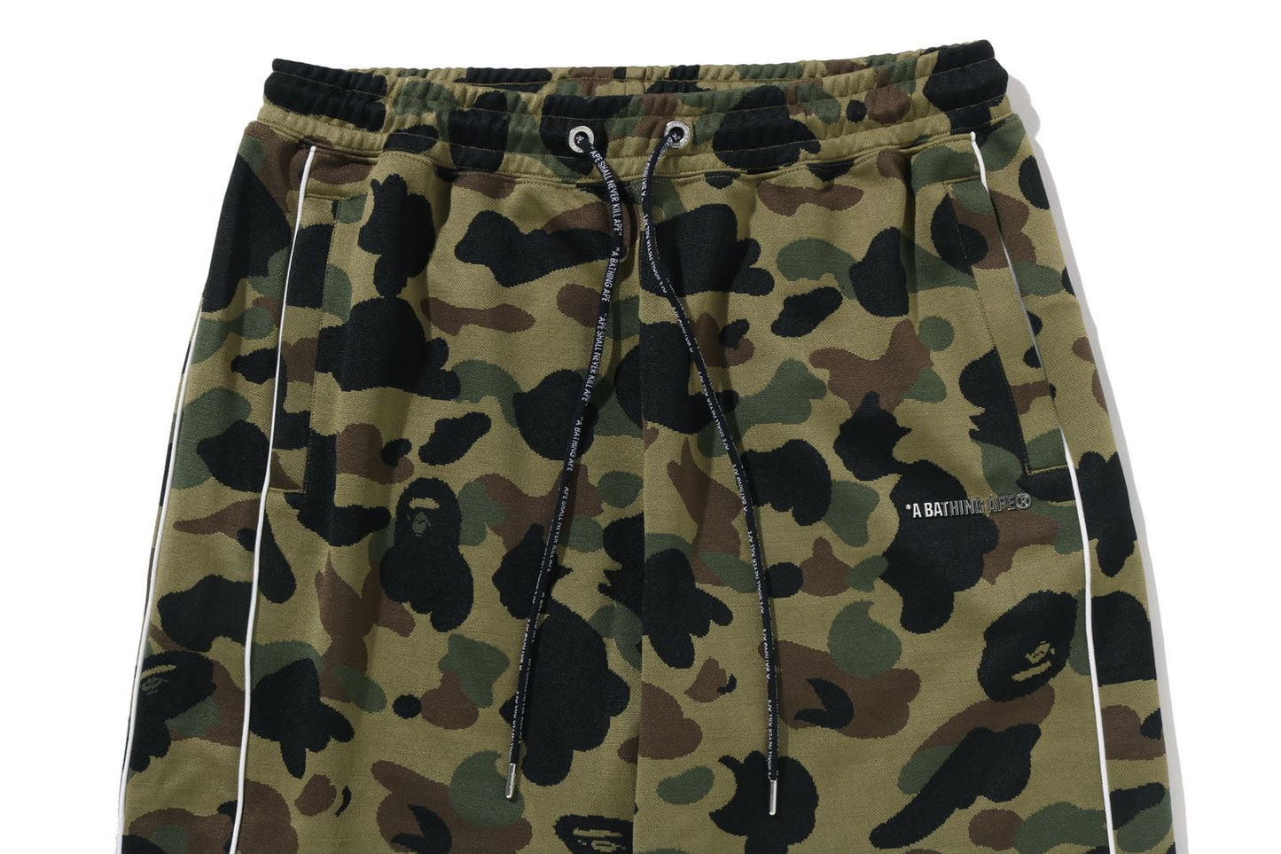 BAPE 1ST CAMO A BATHING APE LOGO 寬鬆版運動長褲