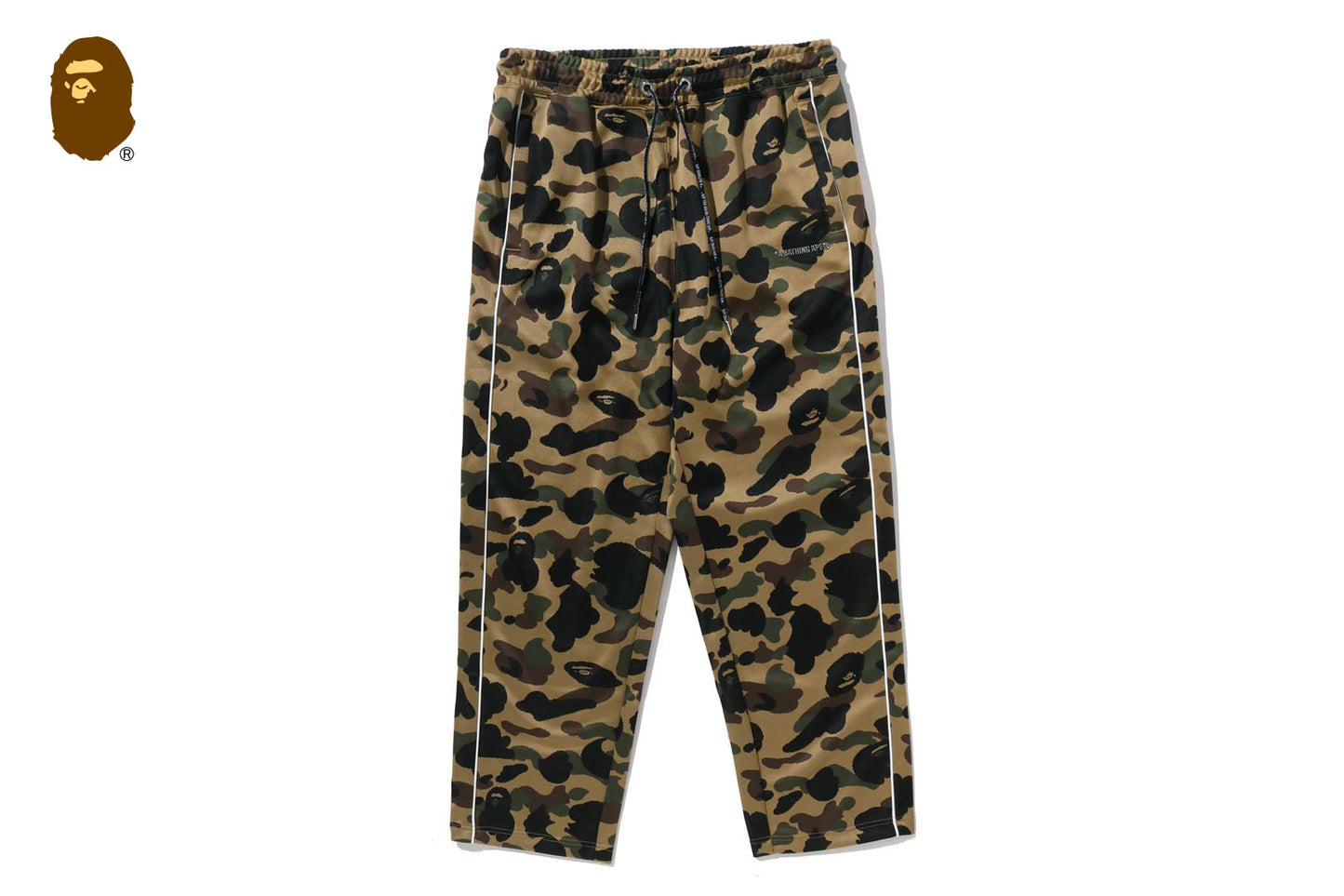 BAPE 1ST CAMO A BATHING APE LOGO 寬鬆版運動長褲