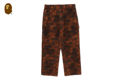 BAPE SOLID 1ST CAMO 環染寬鬆版型工作長褲