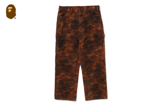 BAPE SOLID 1ST CAMO 環染寬鬆版型工作長褲