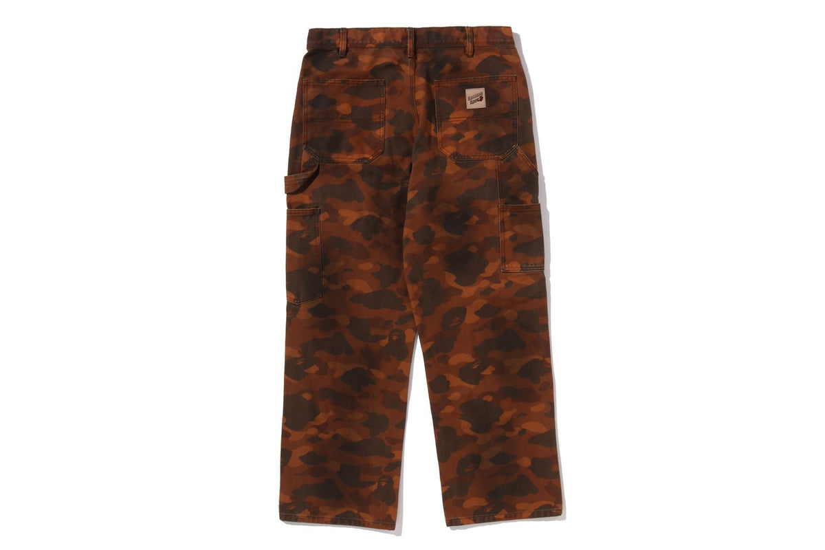 BAPE SOLID 1ST CAMO 環染寬鬆版型工作長褲