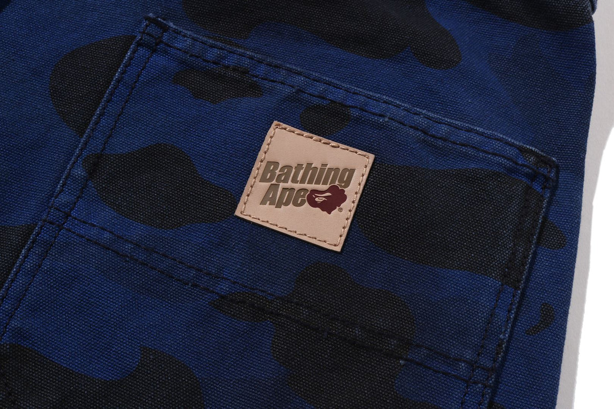 BAPE SOLID 1ST CAMO 環染寬鬆版型工作長褲