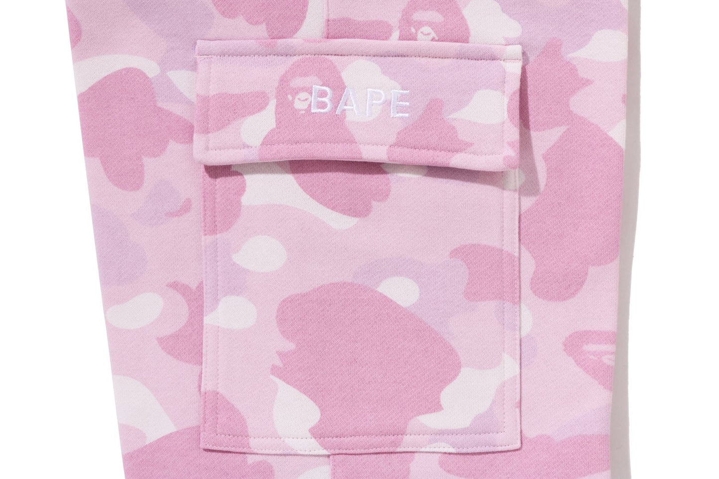 BAPE 彩色迷彩直筒運動褲