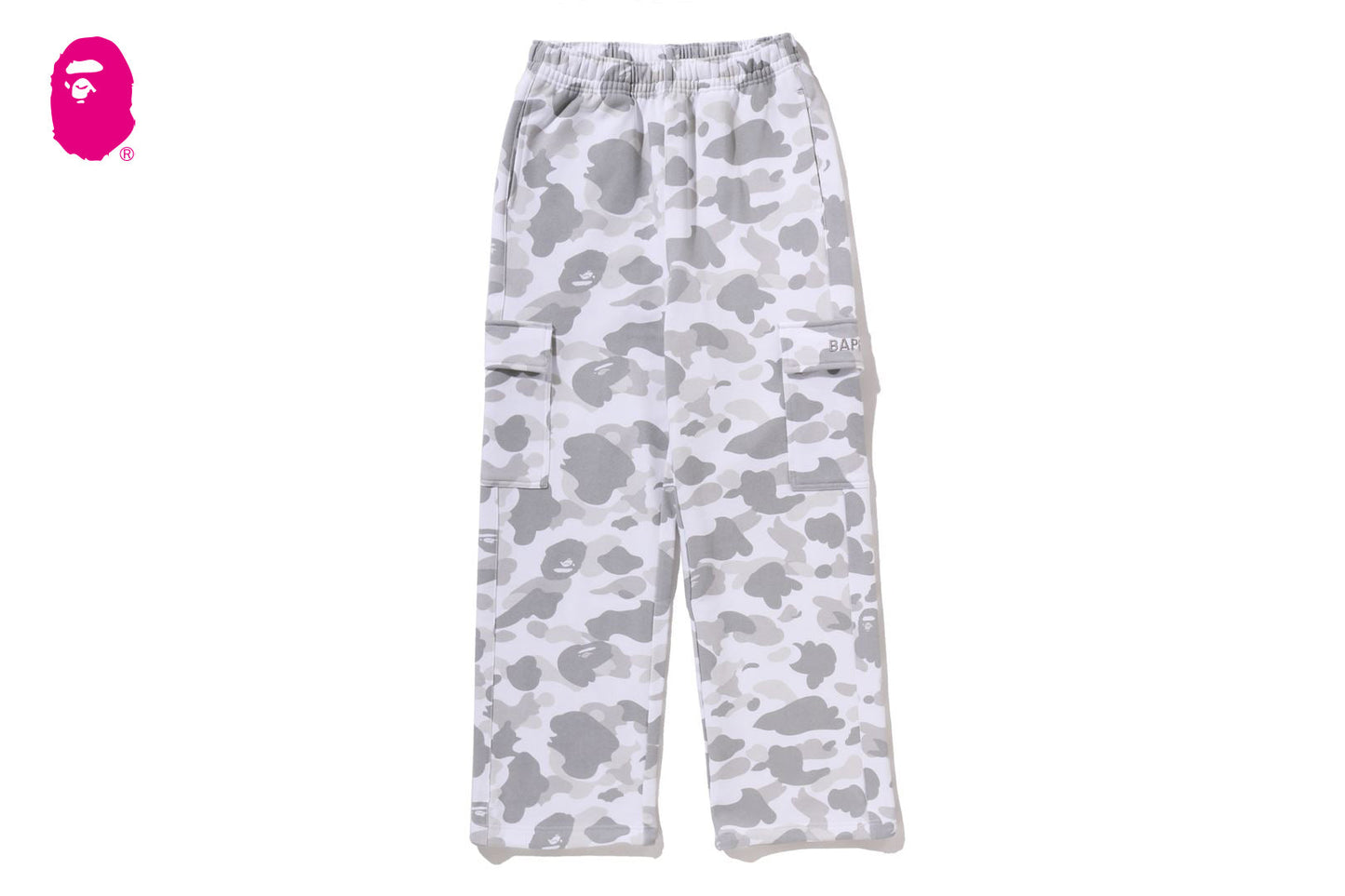 BAPE 彩色迷彩直筒運動褲