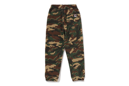 BAPE GLITCH WOODLAND CAMO SHARK SWEAT PANTS