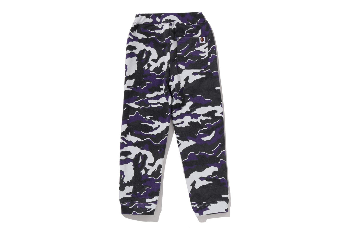BAPE GLITCH WOODLAND CAMO SHARK SWEAT PANTS