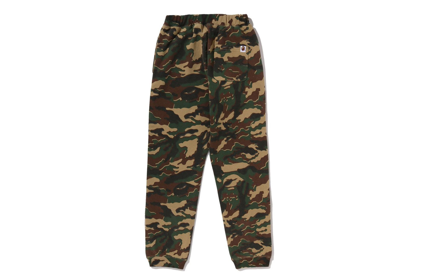 BAPE GLITCH WOODLAND CAMO SHARK 運動褲