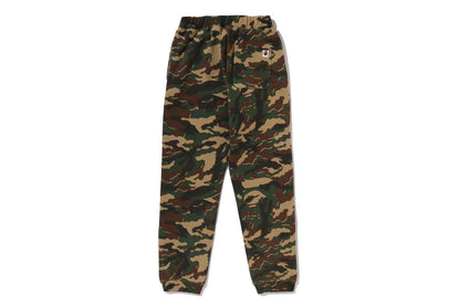 BAPE GLITCH WOODLAND CAMO SHARK 運動褲
