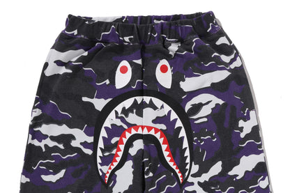 BAPE GLITCH WOODLAND CAMO SHARK 運動褲
