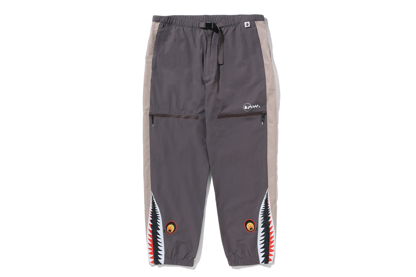 BAPE 倉石一樹 3層帶扣鯊魚褲