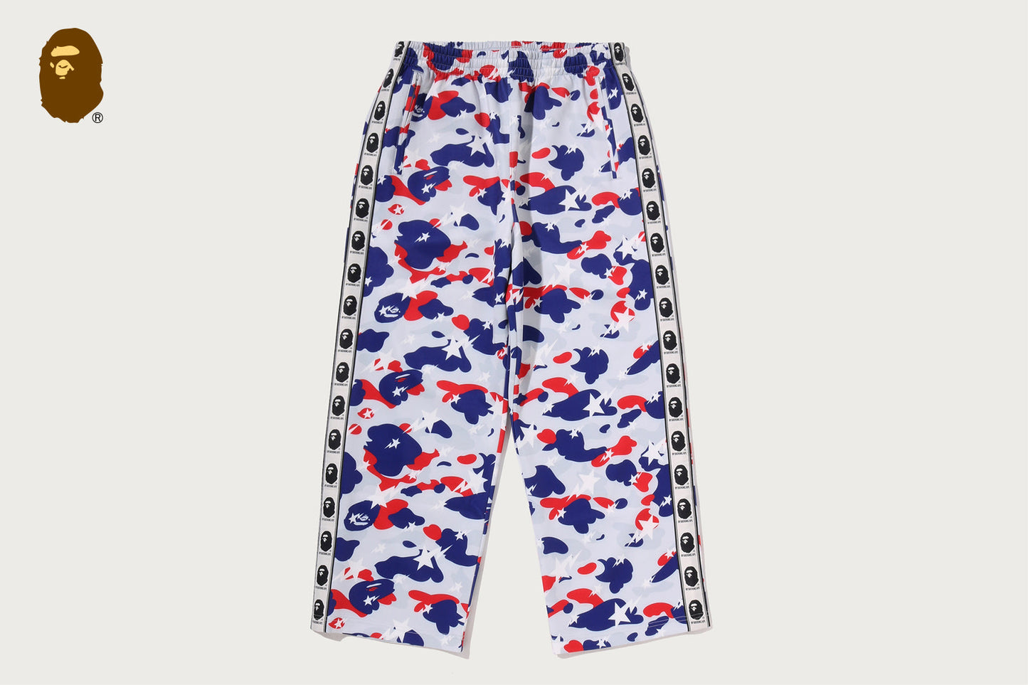 BAPE STA STRIKE CAMO 寬鬆版迷彩運動褲