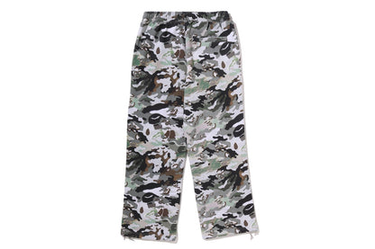 BAPE HYBRID CAMO APE FACE LOGO 寬鬆版運動長褲