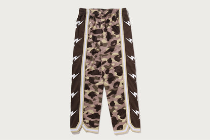 BAPE COLOR CAMO MESH 高開衩按扣鬆身長褲