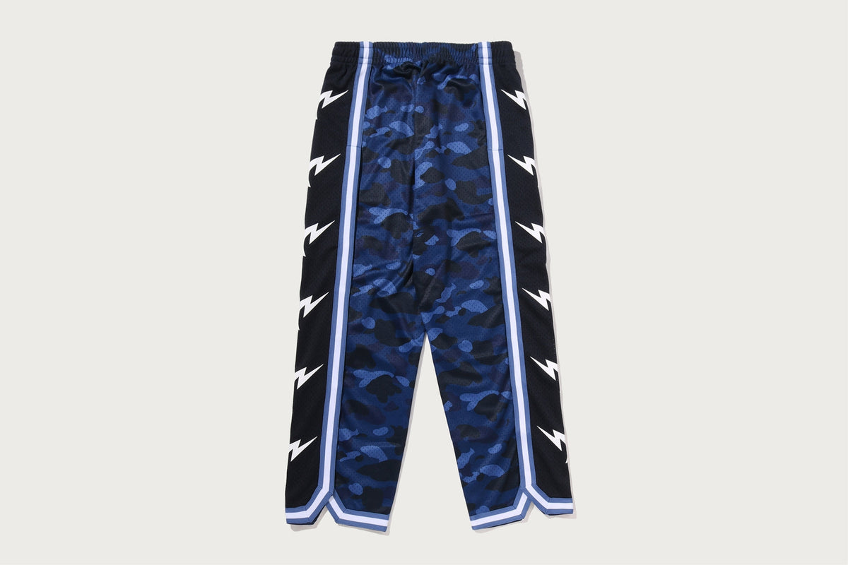 BAPE COLOR CAMO MESH 高開衩按扣鬆身長褲