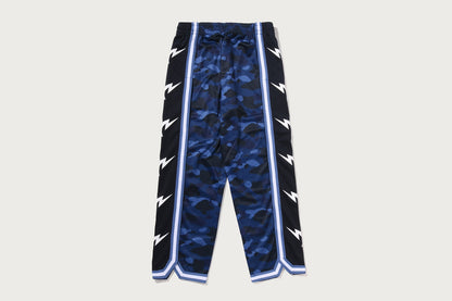 BAPE COLOR CAMO MESH 高開衩按扣鬆身長褲