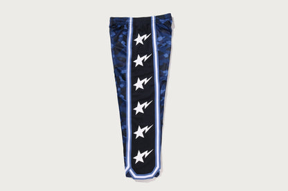 BAPE COLOR CAMO MESH 高開衩按扣鬆身長褲