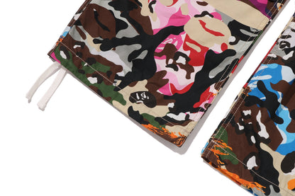 BAPE HYBRID CAMO BAPE STA CARGO PARACHUTE PANTS