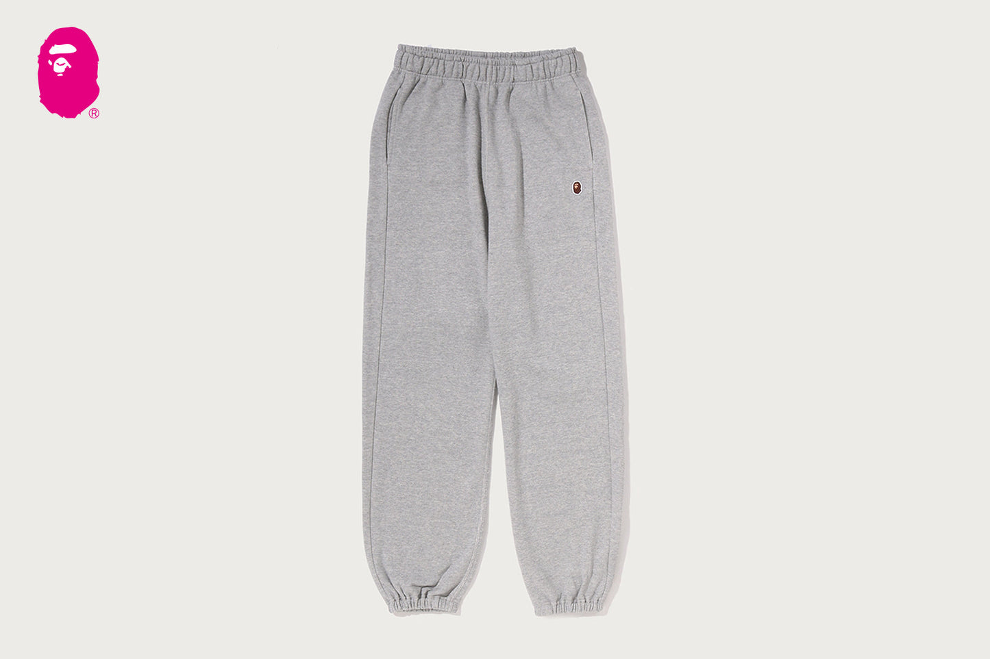 BAPE APE HEAD ONE POINT WIDE SWEAT PANTS