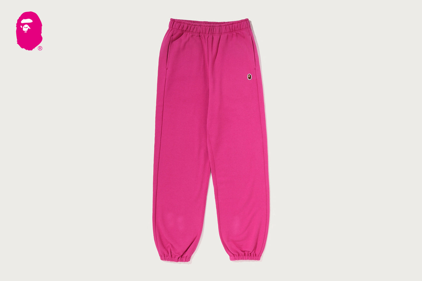 BAPE APE HEAD ONE POINT WIDE SWEAT PANTS