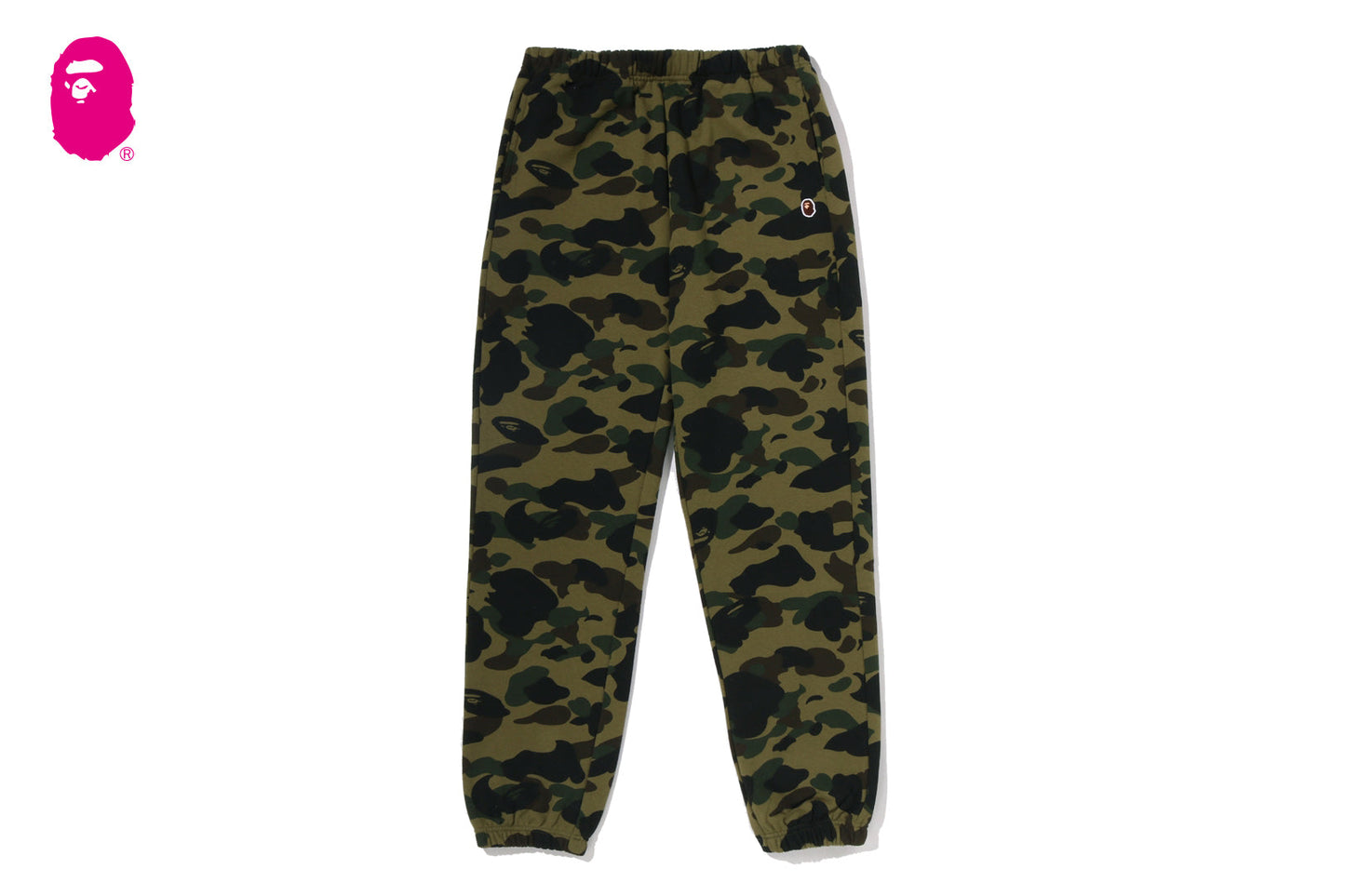 BAPE 1ST CAMO APE HEAD ONE POINT SWEAT PANTS
