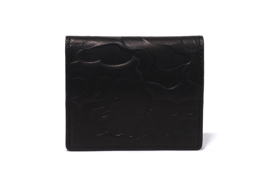 BAPE EMBOSSED LEATHER MINI WALLET