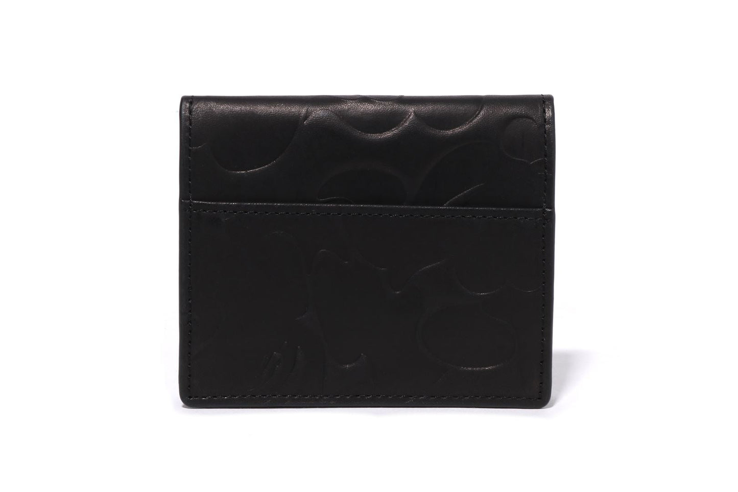BAPE EMBOSSED LEATHER MINI WALLET