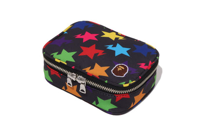 BAPE STA PATTERN AMENITY POUCH TRAVEL