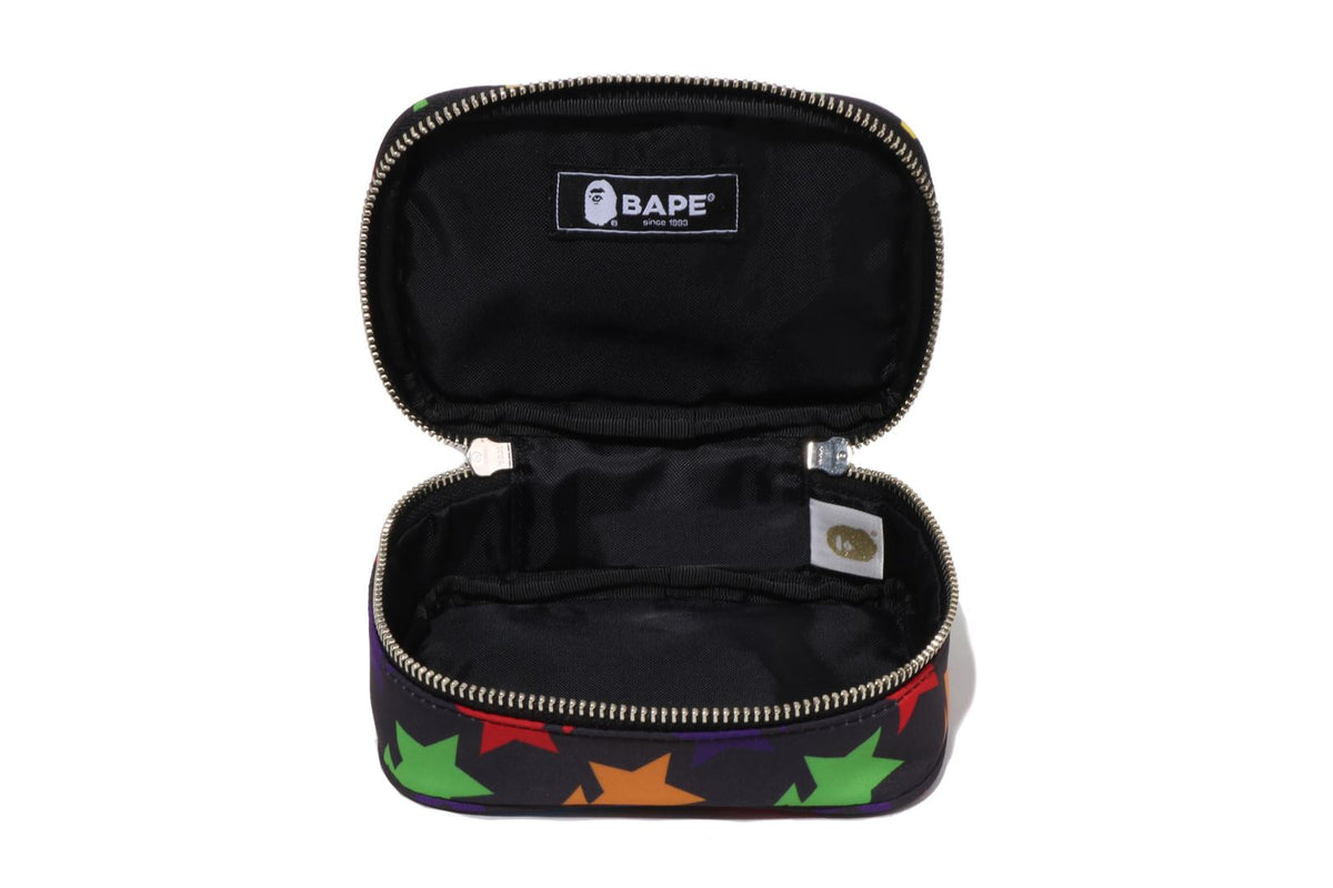 BAPE STA PATTERN AMENITY POUCH TRAVEL