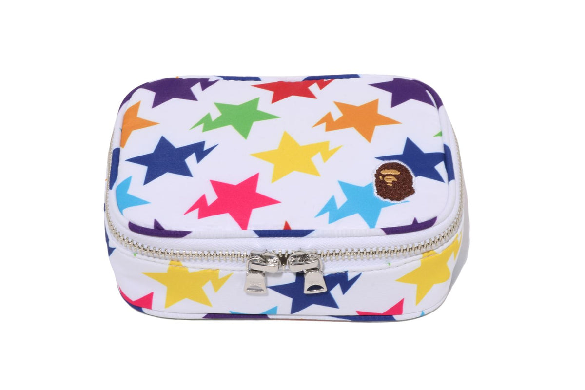 BAPE STA PATTERN AMENITY POUCH TRAVEL