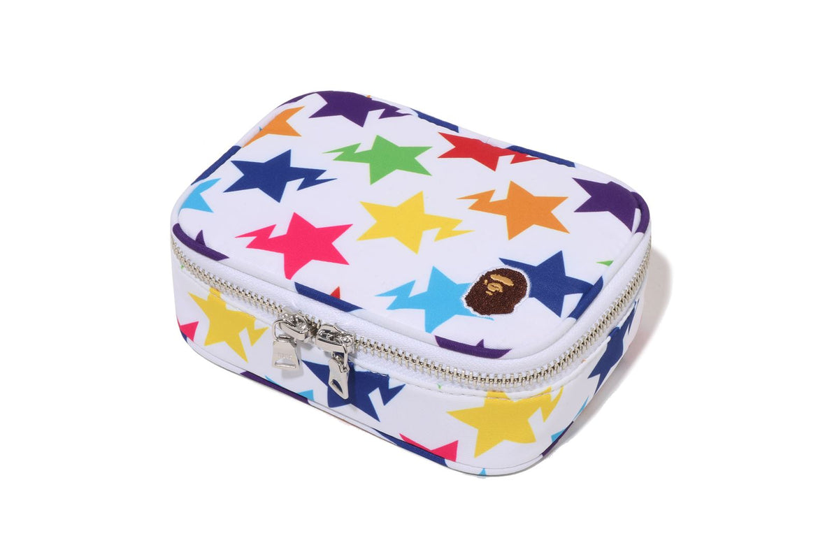 BAPE STA PATTERN AMENITY POUCH TRAVEL