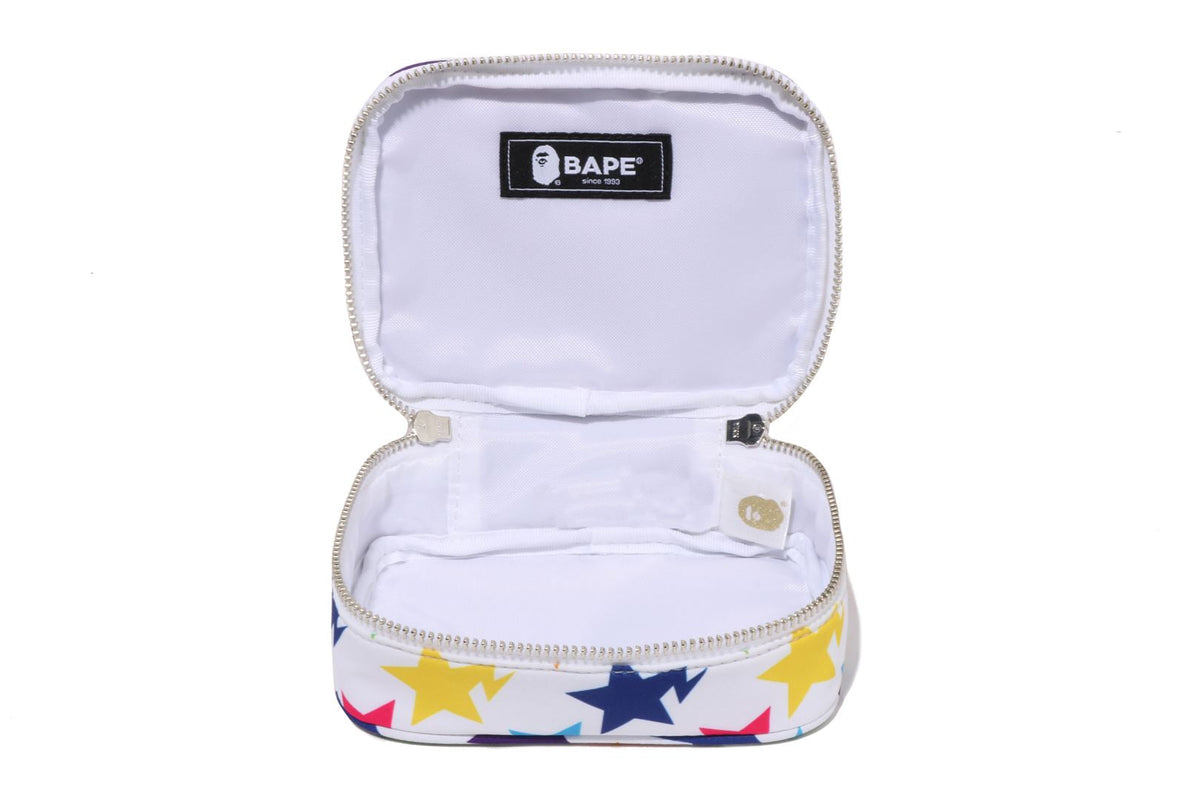 BAPE STA PATTERN AMENITY POUCH TRAVEL