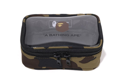 BAPE 1ST CAMO CLEAR POUCH