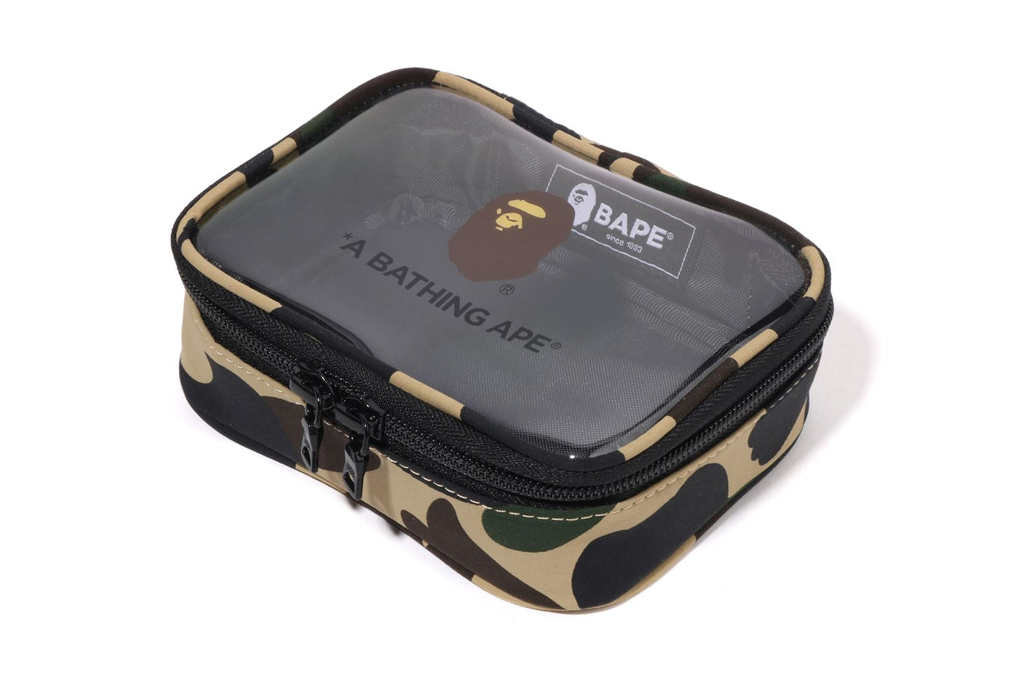 BAPE 1ST CAMO CLEAR POUCH