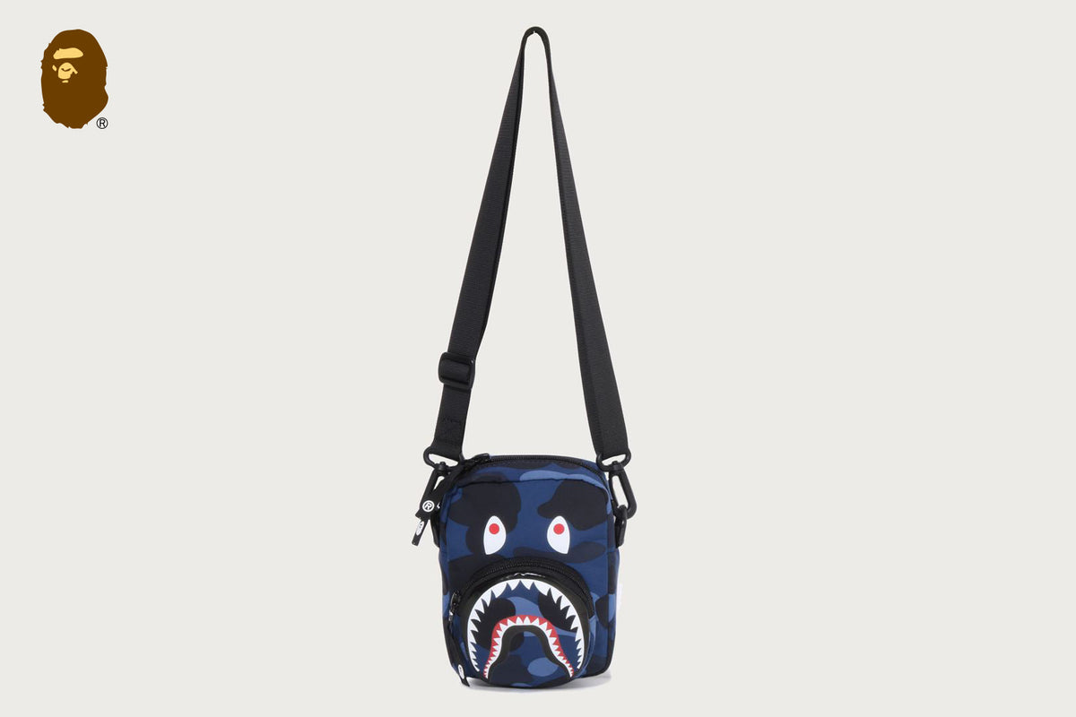 BAPE COLOR CAMO SHARK MINI BAG