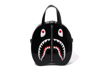 BAPE SHARK LEATHER SHOULDER BAG