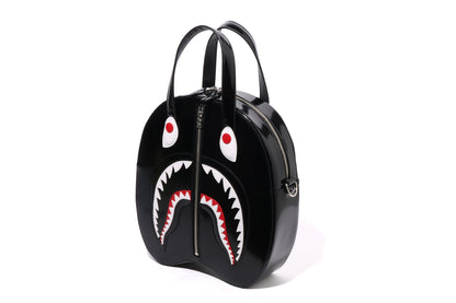 BAPE SHARK LEATHER SHOULDER BAG