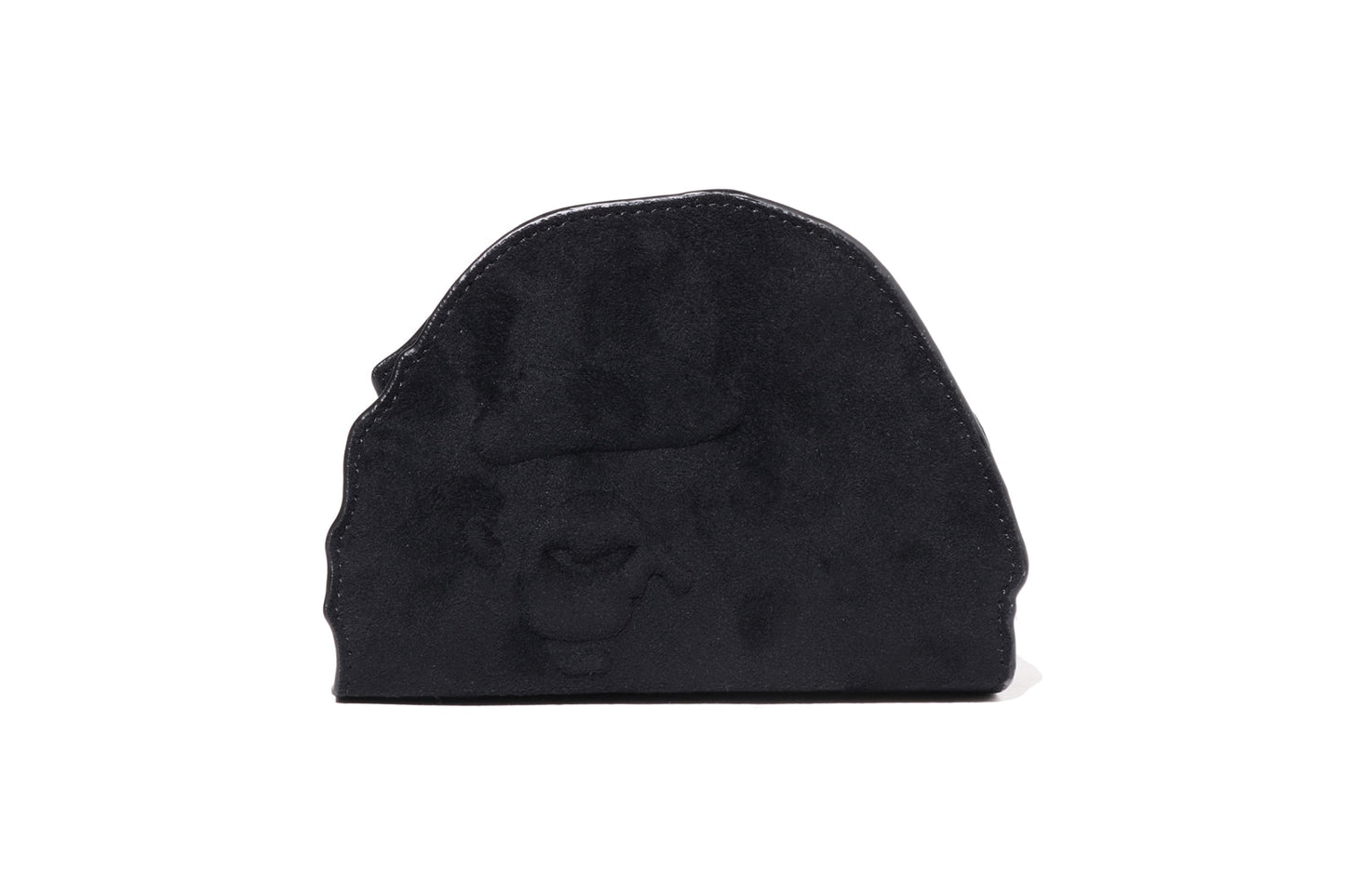BAPE APE HEAD 麂皮壓花收納包