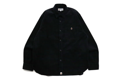 BAPE APE HEAD 一點絨鬆身工作襯衫