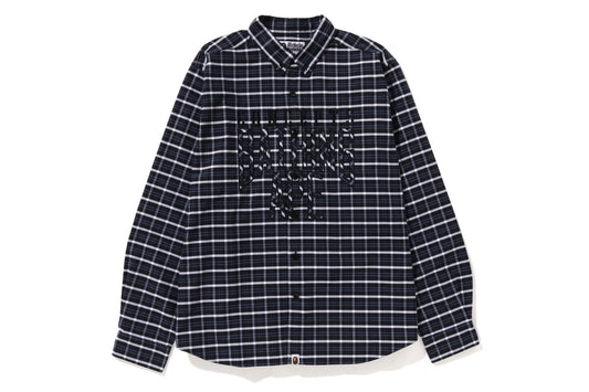 BAPE BAPE X CONCEPTS OXFORD CHECK BD SHIRT