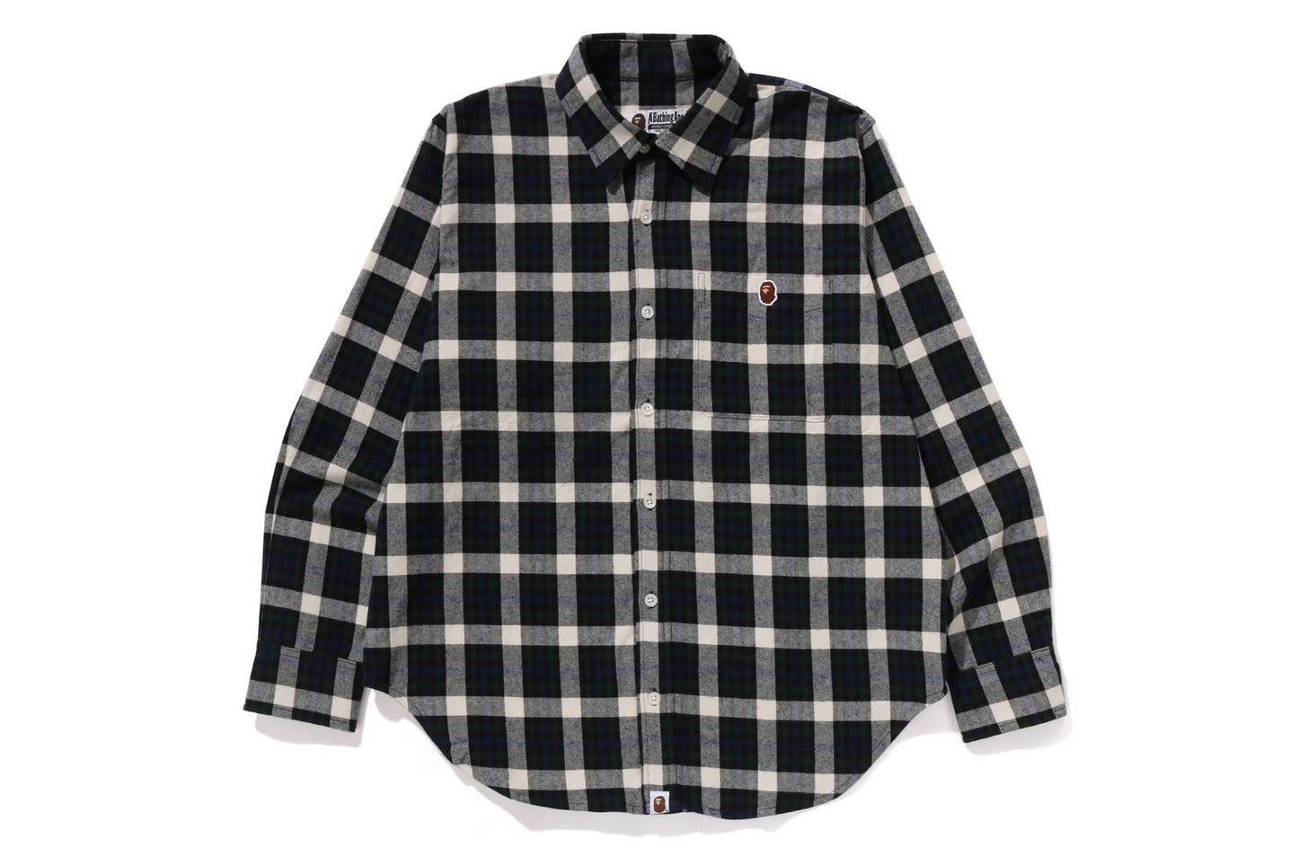 BAPE ONE POINT CHECK SHIRT BAPEC