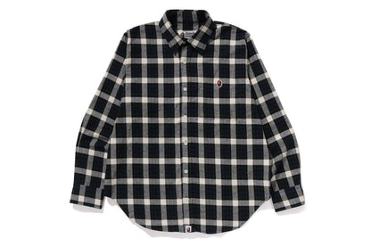 BAPE ONE POINT CHECK SHIRT BAPEC