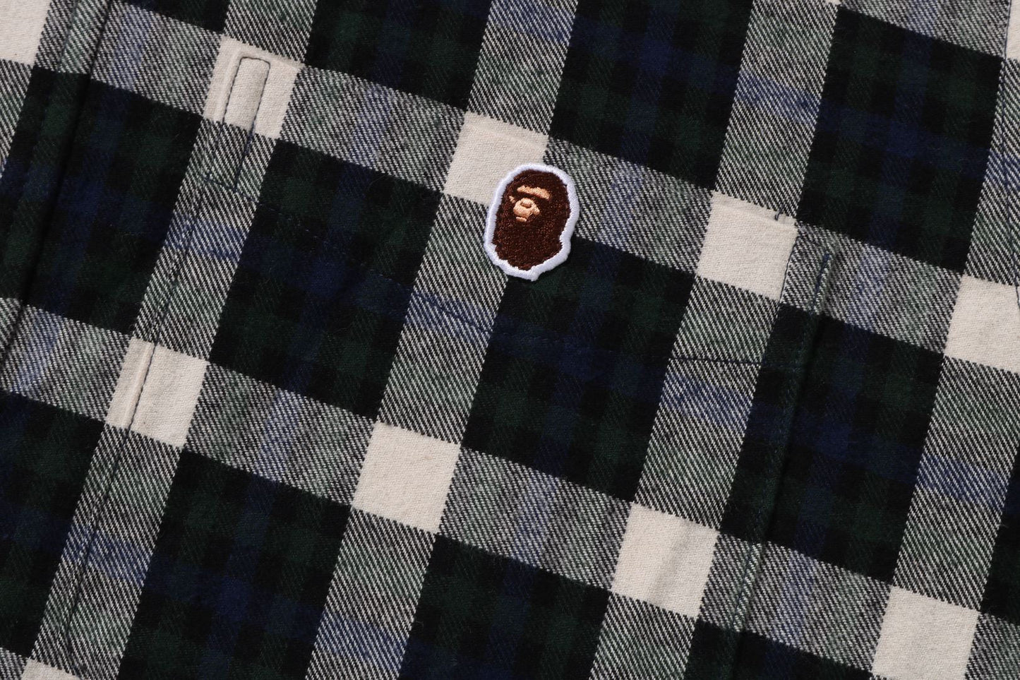 BAPE ONE POINT CHECK SHIRT BAPEC