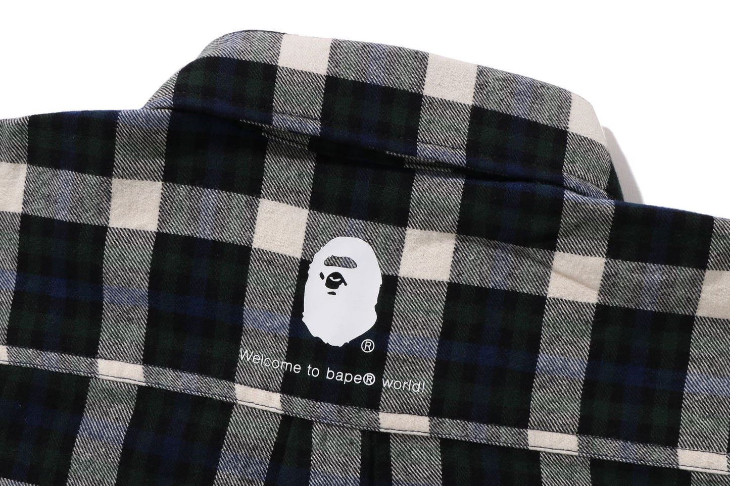 BAPE ONE POINT CHECK SHIRT BAPEC