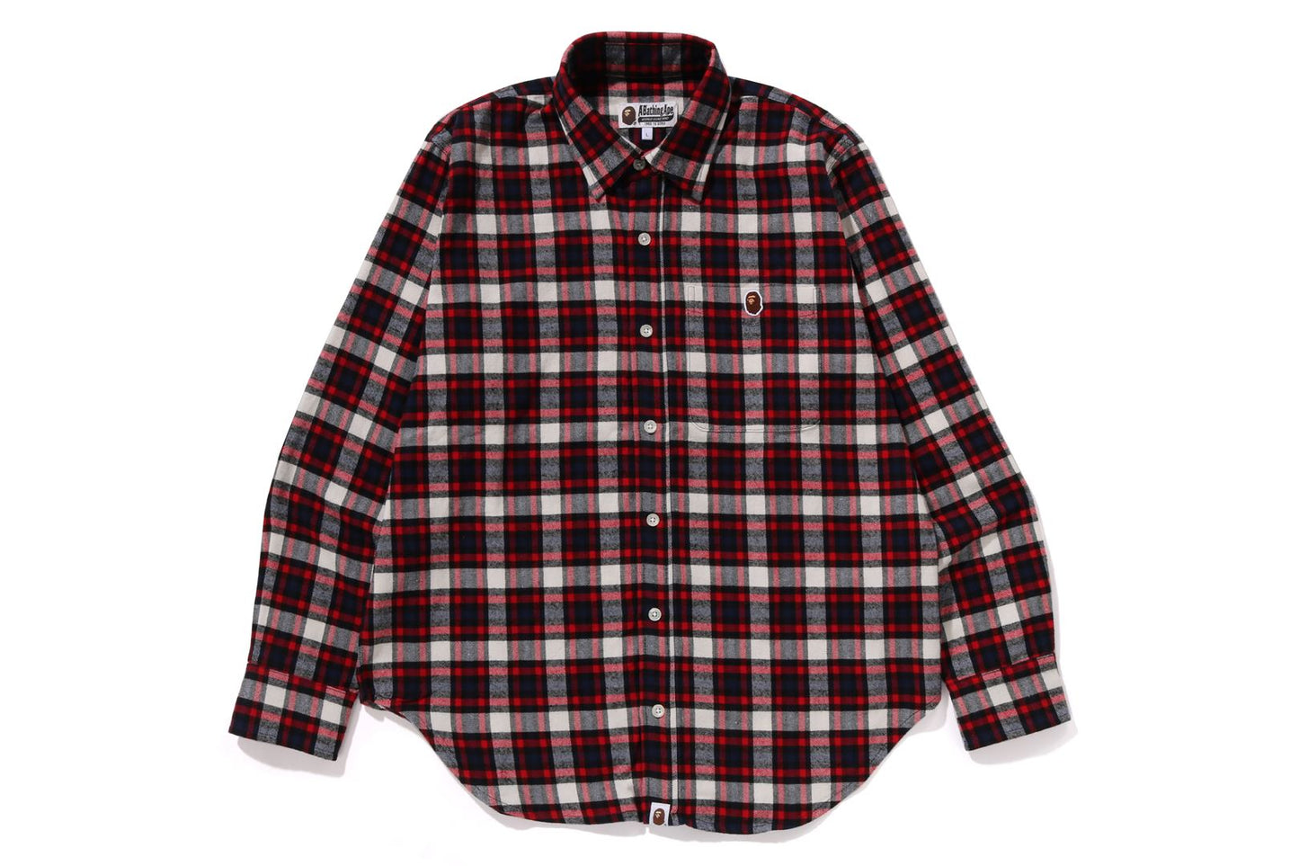 BAPE ONE POINT CHECK SHIRT BAPEC