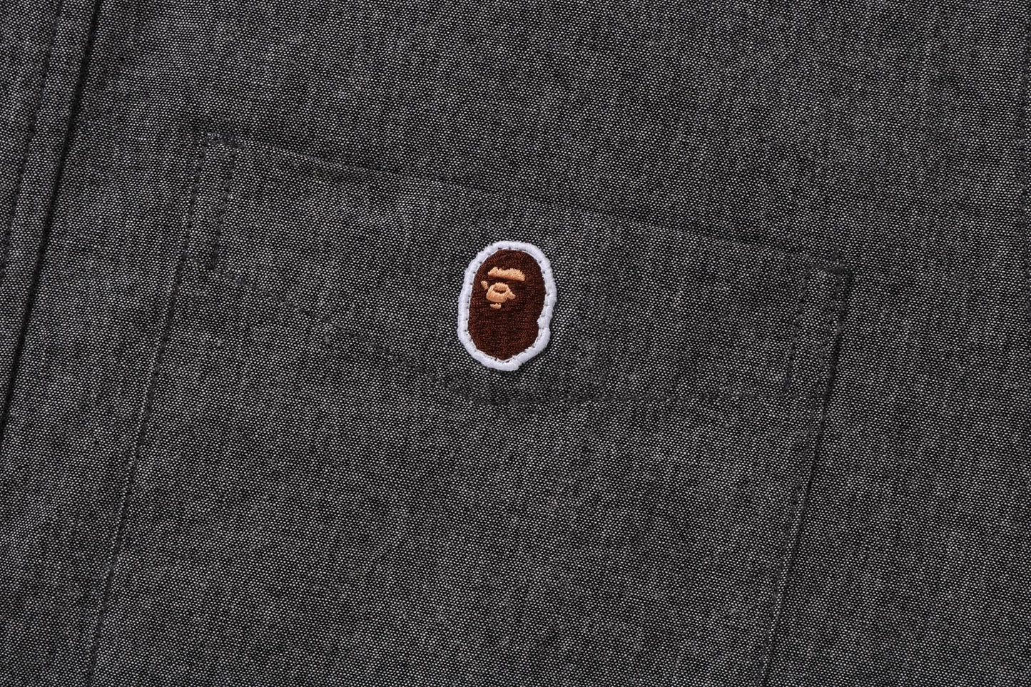BAPE ONE POINT CHAMBRAY SHIRT