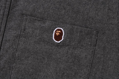 BAPE ONE POINT CHAMBRAY SHIRT