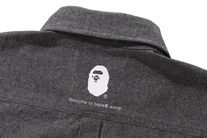 BAPE ONE POINT CHAMBRAY SHIRT