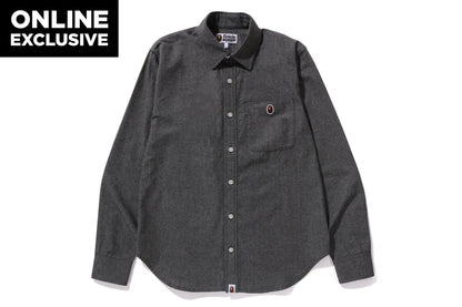 BAPE ONE POINT CHAMBRAY SHIRT