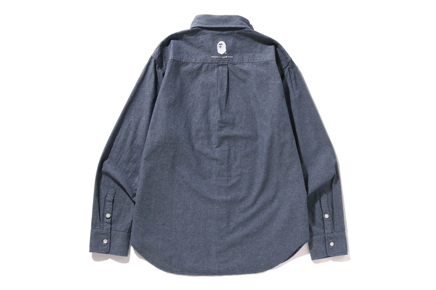 BAPE ONE POINT CHAMBRAY SHIRT